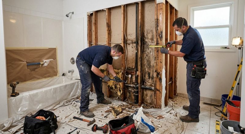 Bathroom Water Damage Repair in Santa Rosa, CA